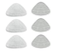 CLKE Lot de 6 têtes de balai vapeur de rechange pour balai vapeur Viledas Steam Mop Plus, lavables compatibles avec Vileda