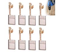 CLKE Lot de 8 balais de carbone CB440 pour Makita DHP458 DTD146 194427-5 194159-4 195021-6 BTD143 DSC191Z BTW130 DHP448, balais de moteur en carbone, outil électrique