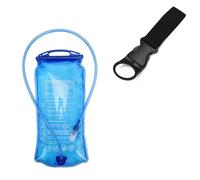 CLKE Poche d'hydratation de 3 L, sac militaire anti-fuite de stockage d'eau, poche à eau sans BPA pour cyclisme, randonnée, camping, vélo, course à pied, bleu, taille unique