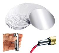 CLKE Stop Goutte Vin, 100 Pcs Verseur de Vin Anti-Goutte, Anti Goutte Bouteille Vin, Becs Verseurs Vin en Aluminium Réutilisables pour Restaurant, Bar D'hôtel, Bistro et à la Maison