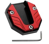 CLKE Support de béquille latérale pour moto, support de moto, plaque de béquille latérale de moto, plaque d'extension, pieds de soutien