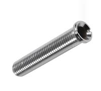 CLKE Vis pour Panier d'Evier, Tirefond Cuisine, Verrouillage Etendu pour Bassine à Vaisselle en Inox, Evacuations Fixes M12 X 70mm (Argent)