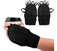 CLKLGEXEAK Gants lestés for tremblements, mobilité améliorée de la main/poignet, entraîneur de force de préhension, 2 pièces
