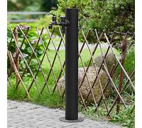 CLLXDZ Colonne À Eau de Jardin Verticale, Robinet Exterieur Jardin au Gel, Fontaine de Jardin, avec Pistolet Pulvérisateur de 7,5 M et Support de Tuyau(A,86x10.5cm/34x4in)