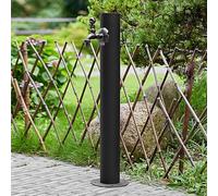 CLLXDZ Colonne À Eau de Jardin Verticale, Robinet Exterieur Jardin au Gel, Fontaine de Jardin, avec Pistolet Pulvérisateur de 7,5 M et Support de Tuyau(D,86x10.5cm/34x4in)