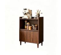 CLLXDZ Meuble de Cuisine en Bois avec Comptoir Élargi, Buffet Multifonctionnel avec Poignées Dissimulées pour Salon et Salle a Manger(Brown,60cm/23.6in)