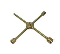 CLM - Clé à écrous pliable avec renfort central | Douilles hexagonales de 17 mm, 19 mm et 22 mm|Clé à écrous compacte et durable pour voitures |Outil de changement de pneus | 100 % fabriqué en Espagne