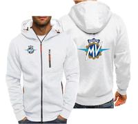 CLMETHE Sweat à capuche zippé pour homme pour MV Agusta, vestes à capuche décontractées grande taille, vêtements d'extérieur, vêtements de travail,B-M
