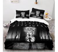 CLn-3368 Parure de lit 3D Stranger Things ensemble de literie housse de couette taies d'oreiller films de Scien Taille:240*220cm