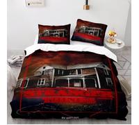 CLn-3374 Parure de lit 3D Stranger Things ensemble de literie housse de couette taies d'oreiller films de Scien Taille:240*220cm