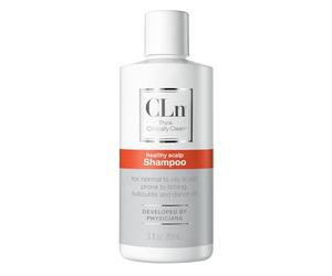 CLn Shampooing à l’Acide Salicylique - 89ml, Shampooing Clarifiant Antipelliculaire, Cuir Chevelu Irrité Sujet aux Pellicules, à la Folliculite & à la Dermatite Séborrhéique, Formule Hypoallergénique