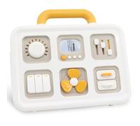 Clnyrwcb Tableau d'éveil Montessori 6 en 1 - Jouets sensoriels pour 1-3 Ans - Anti-Stress Voyage - Cadeau sans écran