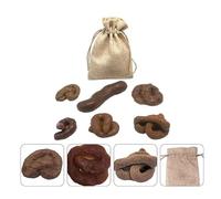 Clobeau Lot de 6 fausses déjections canines amusantes et réalistes pour Halloween, poisson d'avril, farce réaliste, fantaisie, flottante