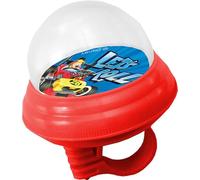 Cloche à air en Plastique Disney Mickey Mouse avec Capuchon en Plastique Souple pour vélo pour Enfants, Bleue et Rouge