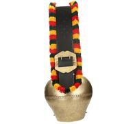 Cloche à bouche de grenouille n° 18 collier à franges n° 12, boucle en acier n° 8