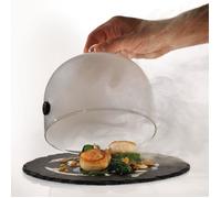 Cloche à fumer - LACOR - En verre borosilicaté - Valve d'injection en silicone