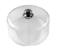 Cloche à Gâteau Ronde Multifonction avec Poignée, Cloche à Gâteaux Transparent, Cloche Alimentaire, Anti-Mouche Couvercle de Nourriture , pour Fromages, Desserts Maison, Cuisine, Fêtes, Diamètre 30 Cm