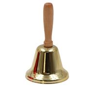 Cloche A Main - Sonnette Clochette Noël, Cloche D'appel Claire Et Forte, Sonnettes D'alarme À Poignée en Bois, Appel Retentissant, Sonnette De Réception, pour Restaurant, Hôtel, Cuisine, Bar