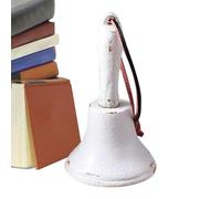 Cloche à manger, cloche d'église en fonte, décoration rétro pour sonner pour l'école, la porte d'entrée, la table de chevet, le service en plein air, comptoir, pour le service attentif, la salle de