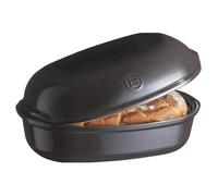 Cloche à pain - EMILE HENRY - Pain Fait Maison - Céramique - 32,5 x 30 x 15 cm - Noir