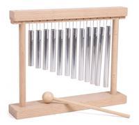 Cloche à vent | Carillons en bambou et cloche de méditation, instrument de percussion en bois, carillon bar, carillons éoliens table, instrument musique à percussion une rangée pour la déc