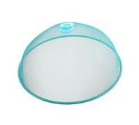 Cloche alimentaire dôme en maille de fer - Bleu ciel, 29,9 x 29,9 x 12 cm, pour pique-nique en extérieur et usage domestique