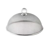 Cloche alimentaire en maille d'acier inoxydable, protection de tente en forme de dôme rond, pour l'extérieur, le camping, les fêtes, les pique-niques (40 cm)