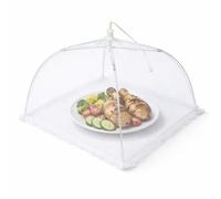 Cloche alimentaire en maille - Parapluie - 42 cm - Filet pop-up parfait pour protéger les aliments lors de fêtes, pique-niques, barbecues, activités en plein air - Réutilisable et pliable (1)
