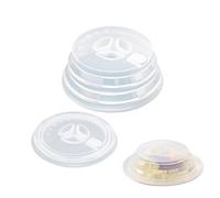 Cloche alimentaire en silicone pour micro-ondes - Couvercle pliable résistant à la chaleur avec design réglable en hauteur - Protection contre les éclaboussures réutilisable | Couvercle de cuisine