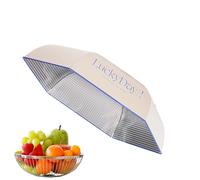 Cloche alimentaire isotherme - Parapluie pliable | Protection contre la poussière pour les restes de nourriture lors d'un barbecue, pique-nique, rassemblement, repas en plein air, bouclier de tente