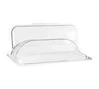 Cloche alimentaire multifonction 33 x 26,9 cm rectangulaire en forme de dôme pour dessert, pain, fruits