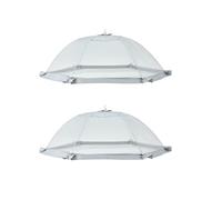 Cloche Alimentaire Pliable en Maille, 2 Pièces Couverture de Nourriture Cloche Alimentaire Anti Insectes Filet de Protection contre les Mouches pour Nourriture Fruits Barbecue Fête Pique-Nique Camping