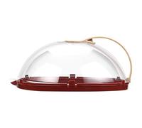 Cloche Alimentaire pour MicroOndes, Couvercle ventilé pour microondes, Couvercle pour MicroOndes avec Poignée, 28.5x28.5x11.5cm Couvre à MicroOndes pour Aliments, Couvre-Assiette MicroOndes