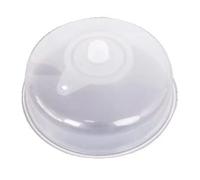 Cloche alimentaire transparente pour micro-ondes avec poignée - Protection anti-éclaboussures avec aérations pour vapeur - Garde le four à micro-ondes propre (1 paquet de 20 cm)