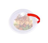 Cloche alimentaire transparente pour micro-ondes - Couvercle anti-éclaboussures pour four à micro-ondes - Garde le four propre, empêche les éclaboussures d'huile, assiette bol couvercle pour restes,