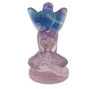 Cloche arc-en-ciel fluorite figurine fossiles minéraux pierre de guérison cristal figurine FCL17 Geofossiles