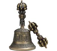 Cloche cachée, cloche de méditation bouddhiste tibétaine, cloches tibétaines, hochets de méditation et cloches de prière Vajra