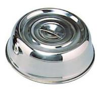 Cloche couvre-assiette en acier inoxydable D :260 x 75mm G
