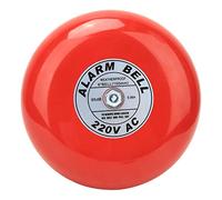 Cloche d'alarme incendie CB6B, cloche électrique industrielle de haute qualité, 95db, alarme métallique forte pour bâtiments, ascenseurs, rouge, 150mm, ac 220v