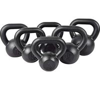 Cloche de Bouilloire en Fonte de Poids Lourd Kettlebell pour haltères d'entraînement de Force et Cardio 20kg KAWMET