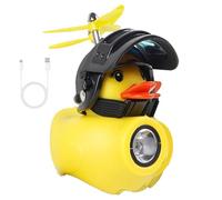 Cloche de canard, canard de moto - Corne gazouillante de canard,Corne de canard mignon, corne de canard de moto avec hélice et lumière pour et adultes, cyclisme en plein air