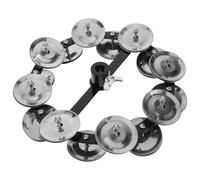 Cloche de Charleston Double Rang pour Batterie, Fer Abs Argenté | Accessoire à Double Rangée, pour Cymbales de Set, Finition Argenté, Usage Scène et Répétition, Solide