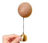 Cloche de commerçant, cloche de propriétaire de magasin pour ouvrir la porte | Sonnette de porte en bois pour les entreprises en entrant - Sonnette de porte magnétique en laiton, sonnette de porte