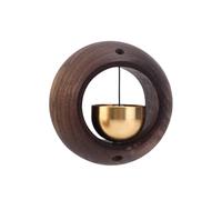 Cloche de Commerçant pour Ouverture de Porte, Carillon de Porte Magnétique Simple Sonnette en Bois Décoration pour Entreprise Bureau à Domicile Café Porte d'Entrée Réfrigérateur Cadeau Unique