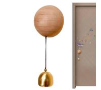 Cloche de commerçant pour ouverture de porte | Carillon en bois de cloche de porte de commerçant, carillon d'ouverture de porte, sonnette de réfrigérateur décorative durable, ornement de sonnette pour