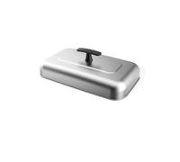Weber Dôme de Fusion, hotte de Barbecue, pour plaques de Barbecue, planchas, 34 x 26 cm, idéale pour Faire Fondre du Fromage pour Les Hamburgers, la Cuisson à la Vapeur, pour Une répartition Uniforme
