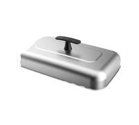 Weber Dôme de Fusion, hotte de Barbecue, pour plaques de Barbecue, planchas, 34 x 26 cm, idéale pour Faire Fondre du Fromage pour Les Hamburgers, la Cuisson à la Vapeur, pour Une répartition Uniforme