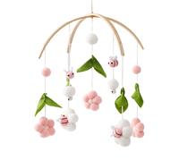 Cloche De Lit En Bois Pour Bébé,Hochet Mobile,Jouet De Berceau,Style Boho,Jouets Musicaux Pour Enfants De 0 À 12 Mois,Cadeaux Pour - Type Flower