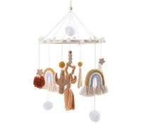 Cloche De Lit En Bois Pour Bébé,Hochet Mobile,Jouet De Berceau,Style Boho,Jouets Musicaux Pour Enfants De 0 À 12 Mois,Cadeaux Pour - Type Rainbow