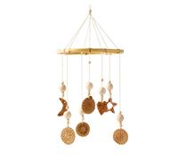 Cloche De Lit En Bois Pour Bébé,Hochet Mobile,Jouet De Berceau,Style Boho,Jouets Musicaux Pour Enfants De 0 À 12 Mois,Cadeaux Pour - Type Rattan Weaving